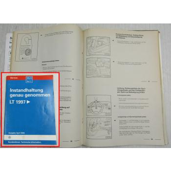 VW LT Typ 2D 1997 - 2000 Instandhaltung genau genommen Reparaturhandbuch