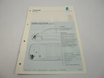 VW Lupo Bj. 1999 Eberspächer Hydronic D4WSC Einbau Standheizung