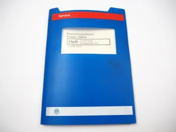 VW Passat 35i B3 4 5 Gang Schaltgetriebe 02A 1988-92 Werkstatthandbuch Reparaturleitfaden