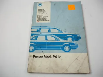 VW Passat B4 3A 35i ab 1994 Ersatzteilkatalog Bildkatalog Illustrated Parts Catalogue