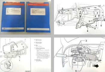 VW Passat B5 Karosserie Werkstatthandbuch Montagearbeiten innen + Eigendiagnose