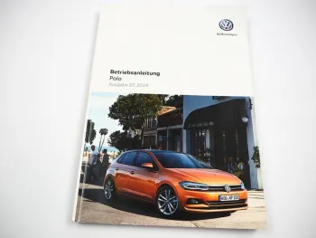 VW Polo 6 2G AW Betriebsanleitung Bedienungsanleitung Bordmappe 7/2019