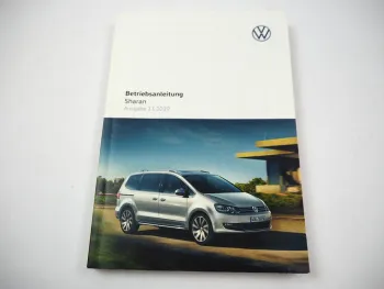 VW Sharan 2 7N 7N2 Betriebsanleitung Bedienungsanleitung 2019 Deutsch