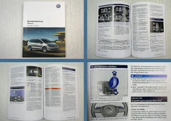 VW Sharan 2 7N Bedienungsanleitung Betriebsanleitung 05/2016 Bordbuch Deutsch