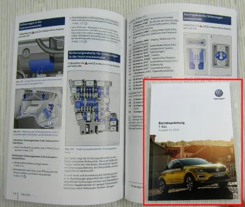 VW T-Roc Bedienungsanleitung Bordbuch Betriebsanleitung von 11/2018