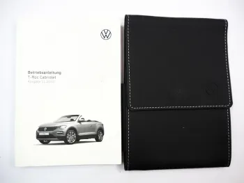 VW T-Roc Cabriolet AC7 Betriebsanleitung Bedienungsanleitung 11/ 2020 Bordmappe