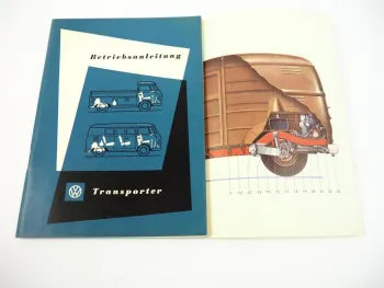 VW T1 Transporter Betriebsanleitung Bedienungsanleitung November 1961