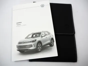 VW Tiguan readme Betriebsanleitung Bedienungsanleitung Bordmappe 11/2025
