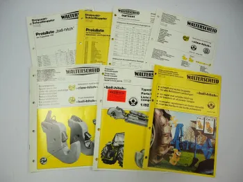 Walterscheid Dreipunkt Schnellkuppler WKS ball claw hitch Ersatzteilliste Prospekt