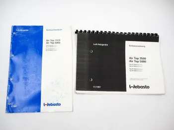 Webasto Air Top 3500 5000 Luftheizgerät Werkstatthandbuch Einbau 1997