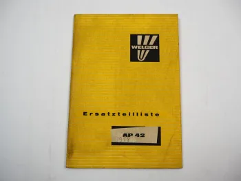 Welger AP42 AP 42 Aufsammelpresse Ersatzteilliste 1976