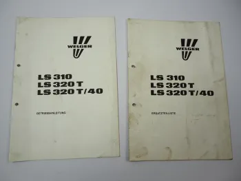 Welger LS 310 320T 320T/40 Dungstreuer Betriebsanleitung Ersatzteilliste 1988