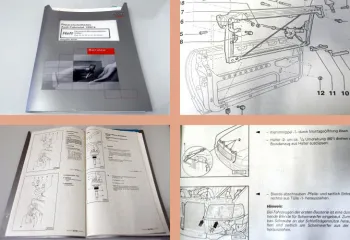 Werkstatthandbuch Audi 80 Cabriolet ab 1992 Karosserie Montagearbeiten Außen