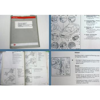 Werkstatthandbuch Audi A4 B5 Heizung Klimaanlage Reparaturanleitung 1995 / 2000