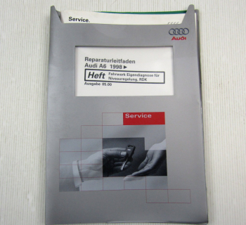 Werkstatthandbuch Audi A6 Typ C5 4B Fahrwerk Eigendiagnose für Niveauregelung
