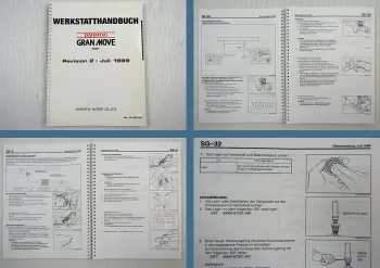 Werkstatthandbuch Daihatsu G301 1999 HD Motor Einspritzanlage Getriebe Elektrik