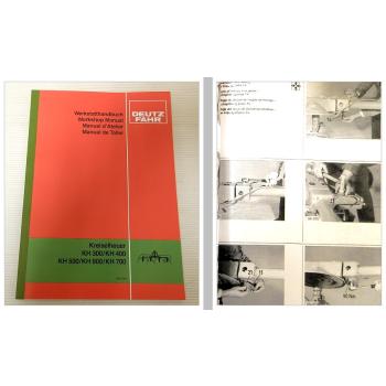 Werkstatthandbuch Deutz KH300 400 500 600 700 Kreiselheuer Reparaturhandbuch