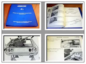 Werkstatthandbuch Fiat 128 + 128 3P Coupe Reparaturanleitung Karosserie 1977