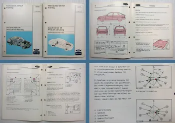 Werkstatthandbuch Ford Escort Orion 1991 Produkteinführung ABS Schulung