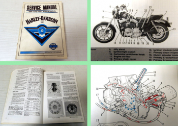 Werkstatthandbuch Harley Sportster XLH 883 1200 1991 to 1992 Service Manual