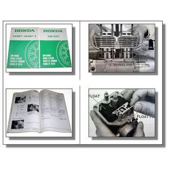 Werkstatthandbuch Honda CB125T CB125T2 CB125TD 1977 - 1982 Reparaturanleitung