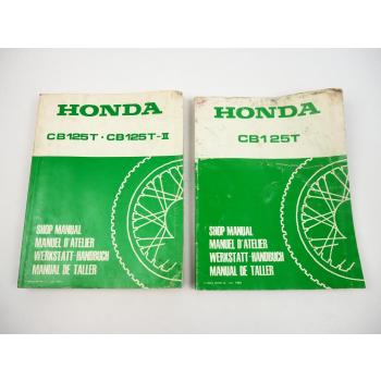 Werkstatthandbuch Honda CB125T CB125T2 CB125TD 1977 - 1982 Reparaturanleitung
