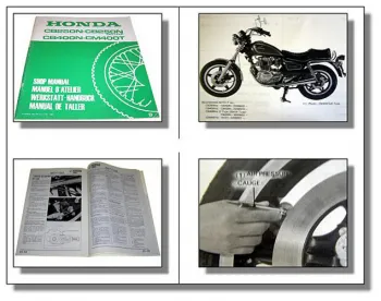 Werkstatthandbuch Honda CB250N DELUXE CB400N CM400T Ergänzung 1981