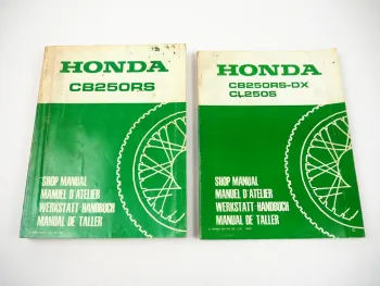 Werkstatthandbuch Honda CB250RS -DX CL250S MC02 MD04 Reparaturanleitung 1980/82