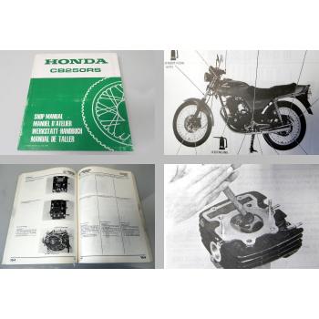 Werkstatthandbuch Honda CB250RS MC02 Reparaturanleitung 1980 Shop Manual