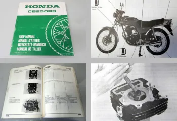 Werkstatthandbuch Honda CB250RS MC02 Reparaturanleitung 1980 Shop Manual