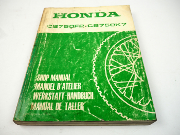 Werkstatthandbuch Honda CB750 F2 CB750 K7 Reparaturanleitung Shop Manual 1978