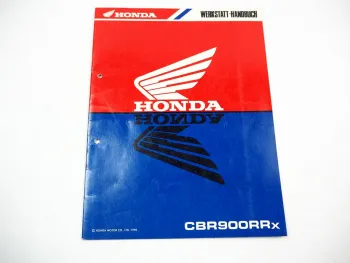Werkstatthandbuch Honda CBR 900 RR SC33 FireBlade Nachtrag 1998 Reparaturanleitung