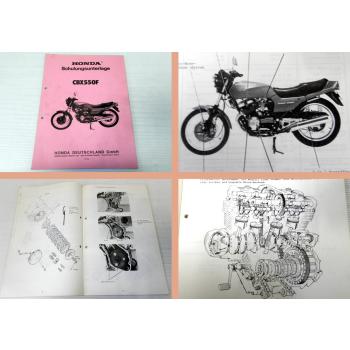 Werkstatthandbuch Honda CBX550F Schulung 1982