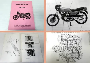 Werkstatthandbuch Honda CBX550F Schulung 1982