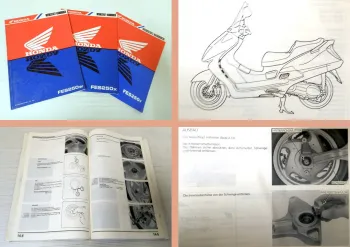 Werkstatthandbuch Honda FES250 Foresight Reparaturanleitung 1997 - 2000