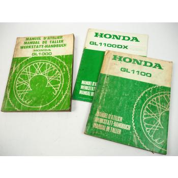 Werkstatthandbuch Honda GL 1000 1100 DX GoldWing 1975 1980 Reparatur Repair Manu