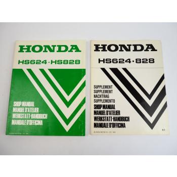 Werkstatthandbuch Honda HS 624 828 Schneeschleuder Reparaturanleitung