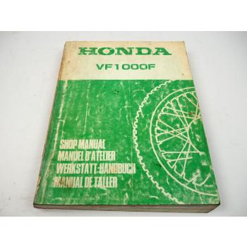 Werkstatthandbuch Honda VF1000F Interceptor SC15 1984 Reparaturanleitung