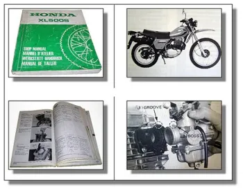 Werkstatthandbuch Honda XL500S PD01 Reparaturanleitung Shop Manual 1979