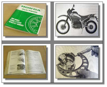 Werkstatthandbuch Honda XLV750R RD01 1983 Shop Manual Reparaturanleitung