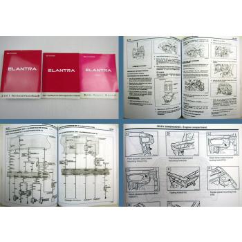 Werkstatthandbuch Hyundai Elantra XD ab 2000 2001 Reparaturanleitung