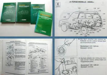 Werkstatthandbuch Hyundai Galloper Reparaturanleitung 1998 in 4 Bänden