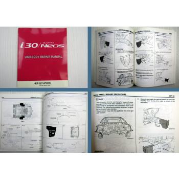 Werkstatthandbuch Hyundai i30 + Elantra Neos Body Repair manual 2008 Reparatur