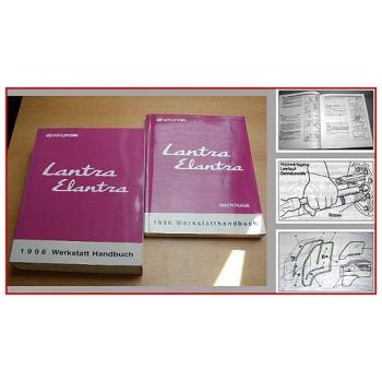 Werkstatthandbuch Hyundai Lantra Elantra ab 1996 Reparatur 2 Bände
