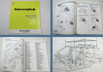 Werkstatthandbuch Hyundai Santa Fe Body Repair manual Karosserie 2006 Reparatur