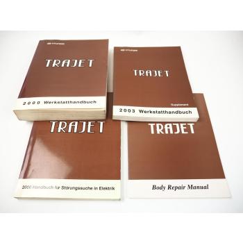 Werkstatthandbuch Hyundai Trajet 2000 - 2003 Reparaturanleitung in 4 Bänden