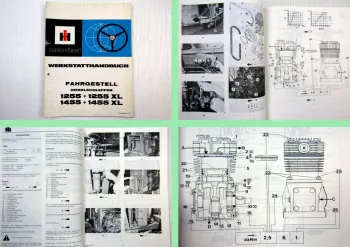 Werkstatthandbuch IHC 1255 1455 + XL Fahrgestell 1981 Reparaturanleitung