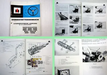 Werkstatthandbuch IHC 433 533 633 554 644 744 844 955 1055 Hydrostat. Lenkung