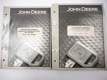 Werkstatthandbuch John Deere 8110 8210 8310 8410 Diagnose Fehlersuche Prüfung