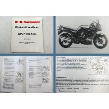 Werkstatthandbuch Kawasaki GPZ1100 ABS / ZX1100F Ergänzung 1996
